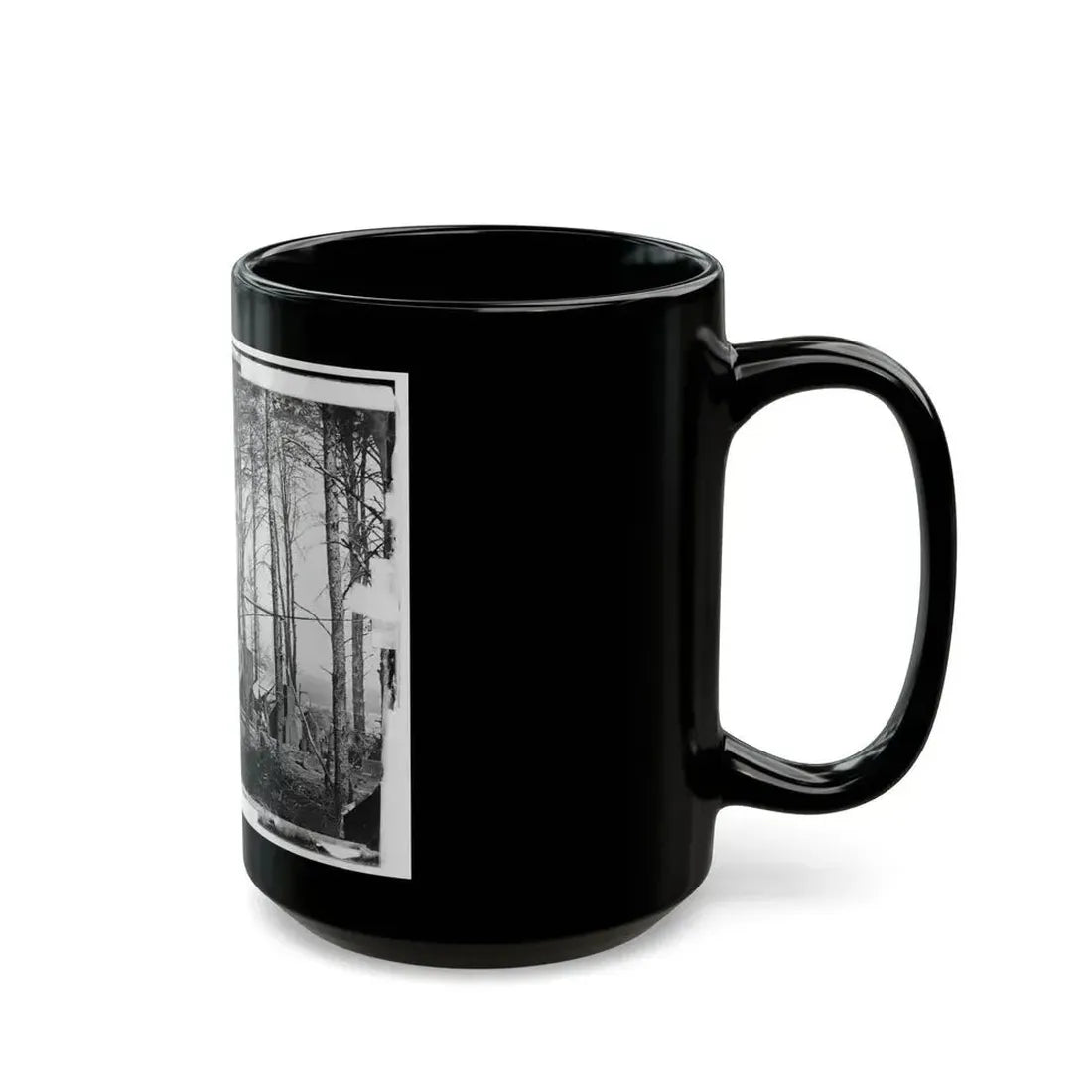 Brandy Station, Virginia. Telegraph Corps Camp (U.S. Civil War) Black Coffee Mug - Go Mug Yourself