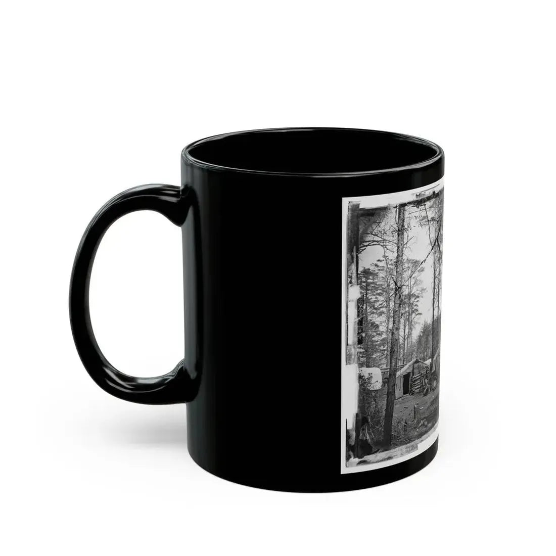 Brandy Station, Virginia. Telegraph Corps Camp (U.S. Civil War) Black Coffee Mug - Go Mug Yourself