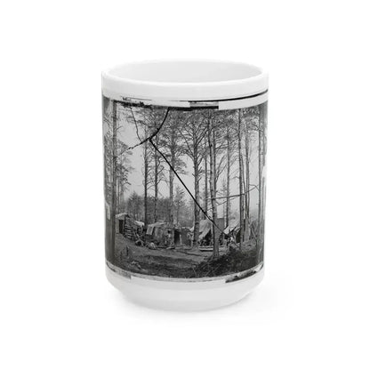 Brandy Station, Virginia. Telegraph Corps Camp (U.S. Civil War) White Coffee Mug 15oz - Go Mug Yourself