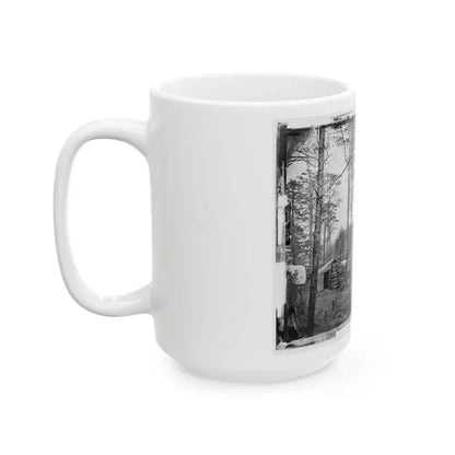 Brandy Station, Virginia. Telegraph Corps Camp (U.S. Civil War) White Coffee Mug - Go Mug Yourself