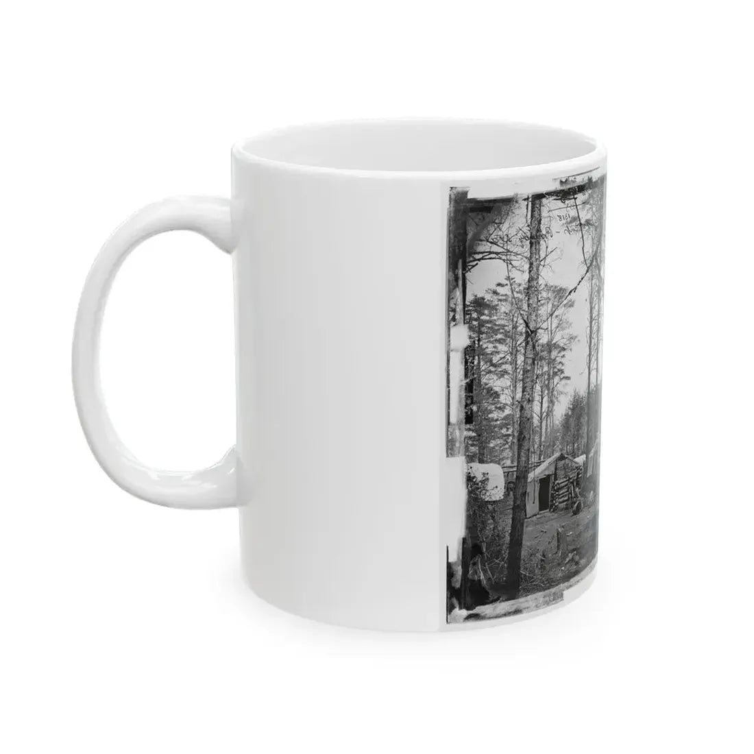 Brandy Station, Virginia. Telegraph Corps Camp (U.S. Civil War) White Coffee Mug - Go Mug Yourself