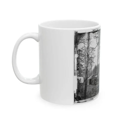 Brandy Station, Virginia. Telegraph Corps Camp (U.S. Civil War) White Coffee Mug - Go Mug Yourself