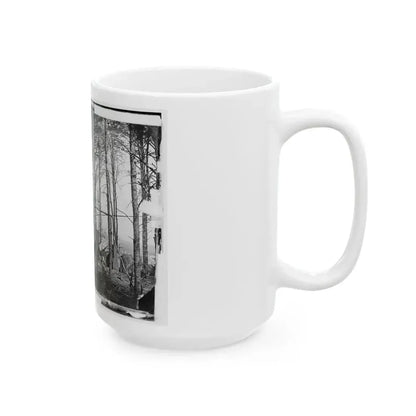 Brandy Station, Virginia. Telegraph Corps Camp (U.S. Civil War) White Coffee Mug - Go Mug Yourself