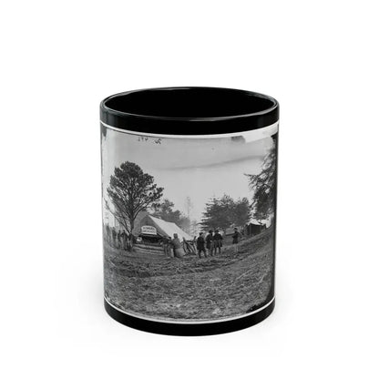 Brandy Station, Virginia. Tent Of A. Foulke, Sutler, 1st Brigade, Horse Artillery (U.S. Civil War) Black Coffee Mug 11oz - Go Mug Yourself