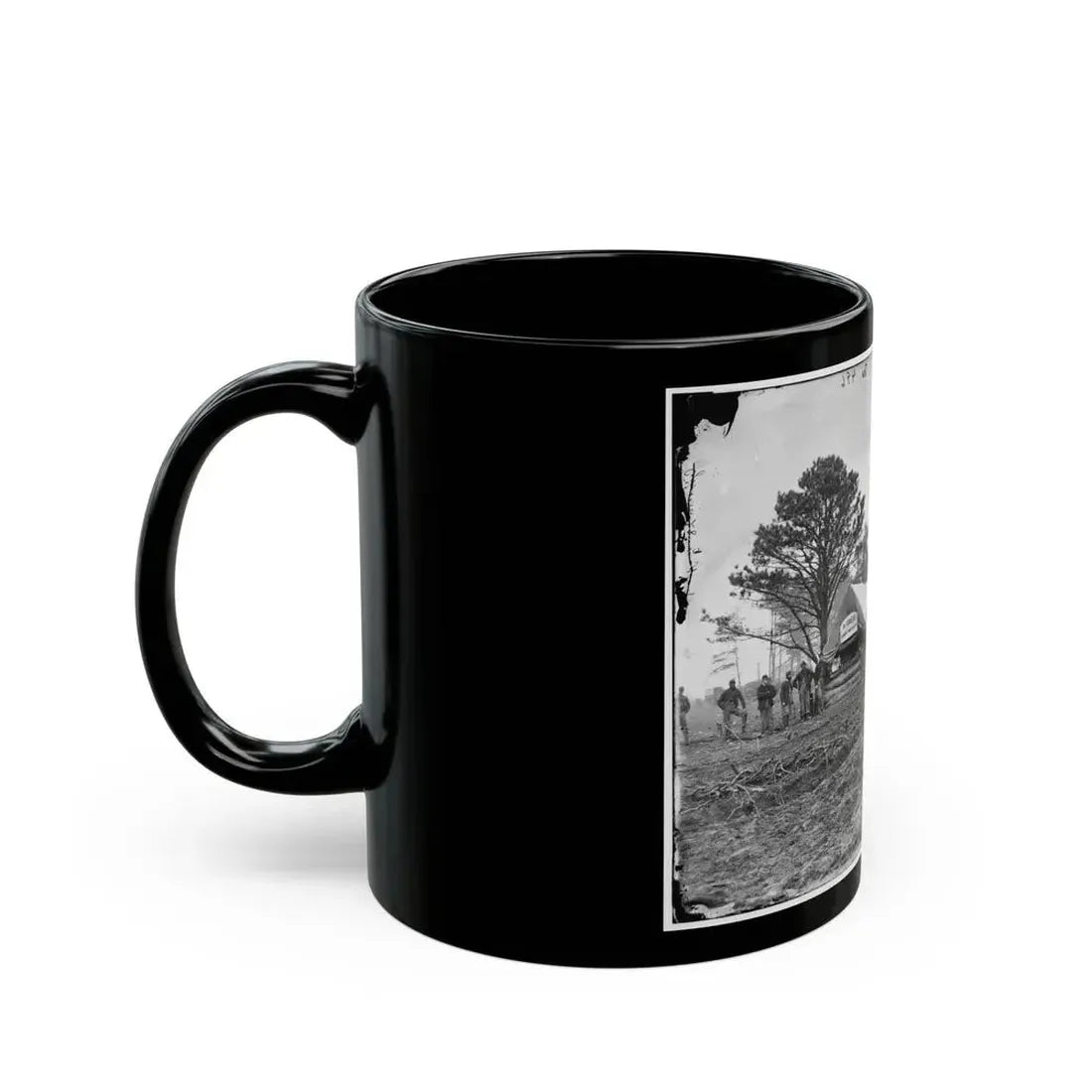 Brandy Station, Virginia. Tent Of A. Foulke, Sutler, 1st Brigade, Horse Artillery (U.S. Civil War) Black Coffee Mug - Go Mug Yourself