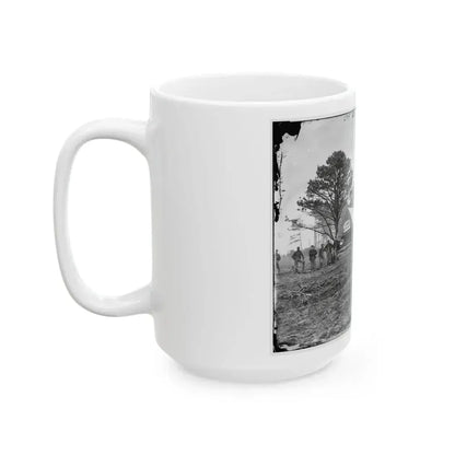 Brandy Station, Virginia. Tent Of A. Foulke, Sutler, 1st Brigade, Horse Artillery (U.S. Civil War) White Coffee Mug - Go Mug Yourself