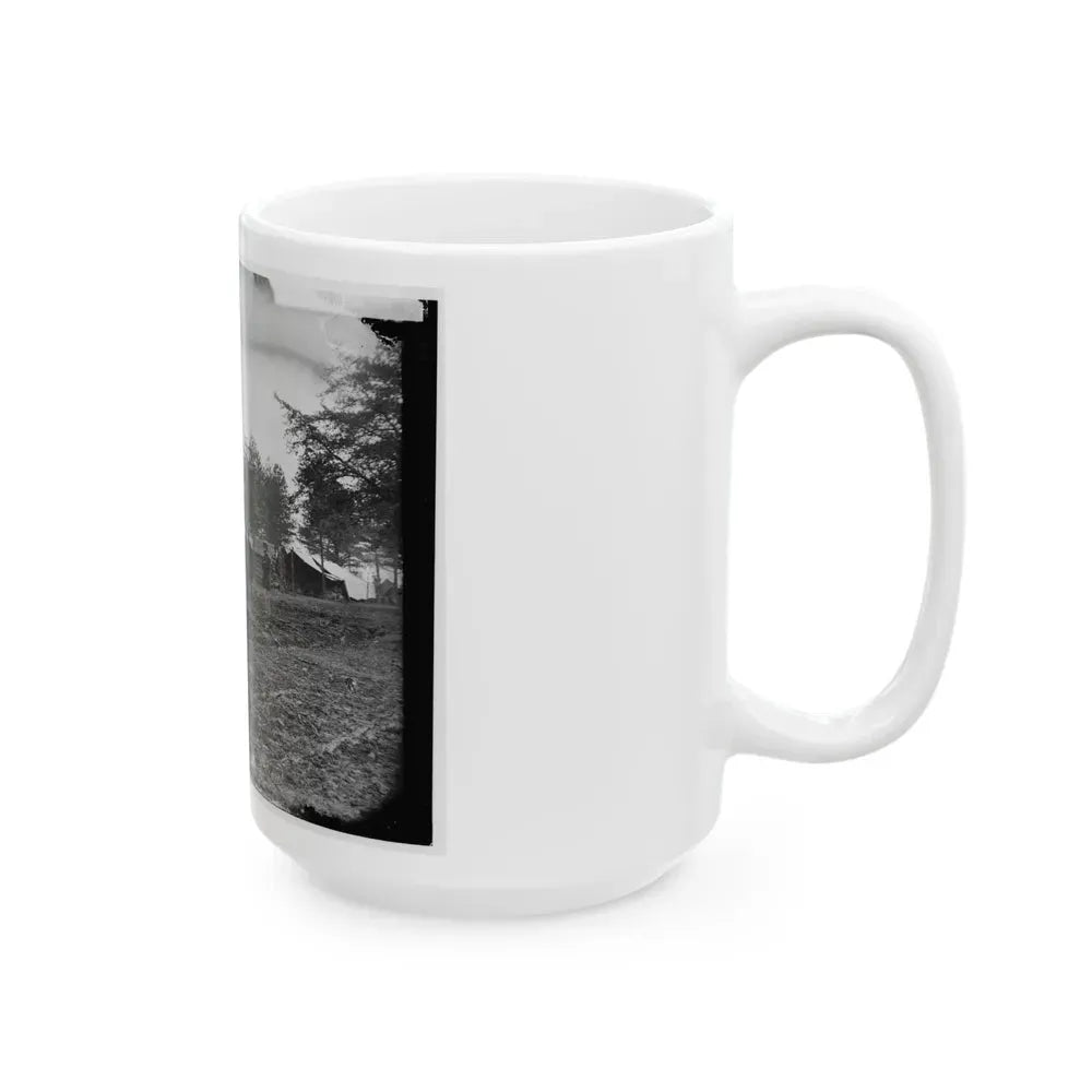 Brandy Station, Virginia. Tent Of A. Foulke, Sutler, 1st Brigade, Horse Artillery (U.S. Civil War) White Coffee Mug - Go Mug Yourself