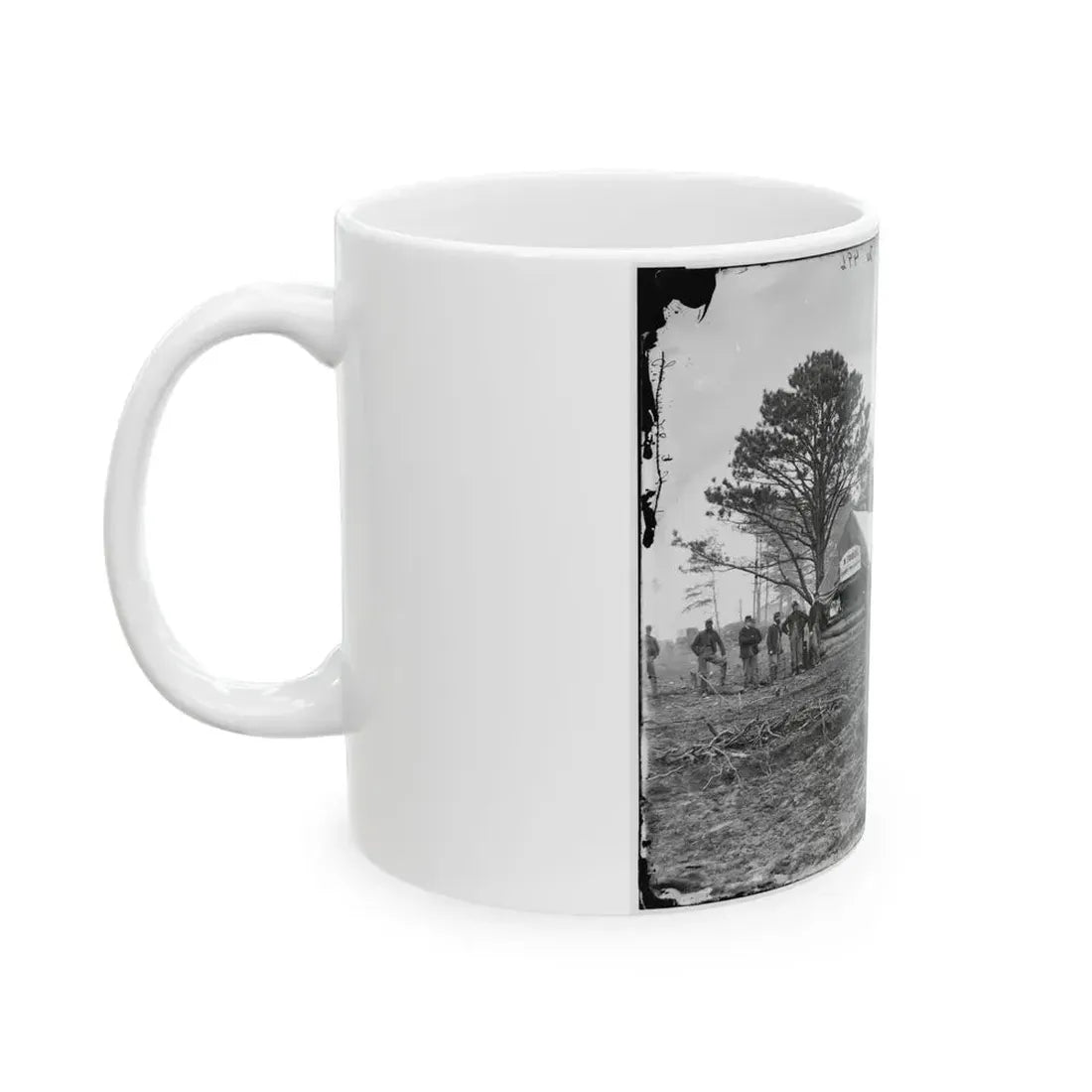 Brandy Station, Virginia. Tent Of A. Foulke, Sutler, 1st Brigade, Horse Artillery (U.S. Civil War) White Coffee Mug - Go Mug Yourself