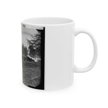 Brandy Station, Virginia. Tent Of A. Foulke, Sutler, 1st Brigade, Horse Artillery (U.S. Civil War) White Coffee Mug - Go Mug Yourself