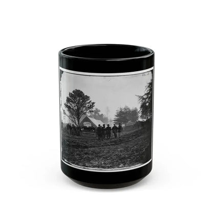 Brandy Station, Virginia. Tent Of A. Foulke, Sutler At Headquarters Of 1st Brigade, Horse Artillery (U.S. Civil War) Black Coffee Mug 15oz - Go Mug Yourself
