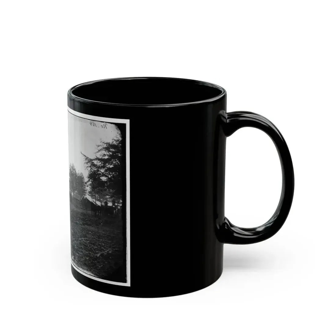 Brandy Station, Virginia. Tent Of A. Foulke, Sutler At Headquarters Of 1st Brigade, Horse Artillery (U.S. Civil War) Black Coffee Mug - Go Mug Yourself
