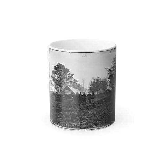Brandy Station, Virginia. Tent of A. Foulke, Sutler at Headquarters of 1St Brigade, Horse Artillery (U.S. Civil War) Color Changing Coffee Mug 11oz Default Title 11oz - Go Mug Yourself