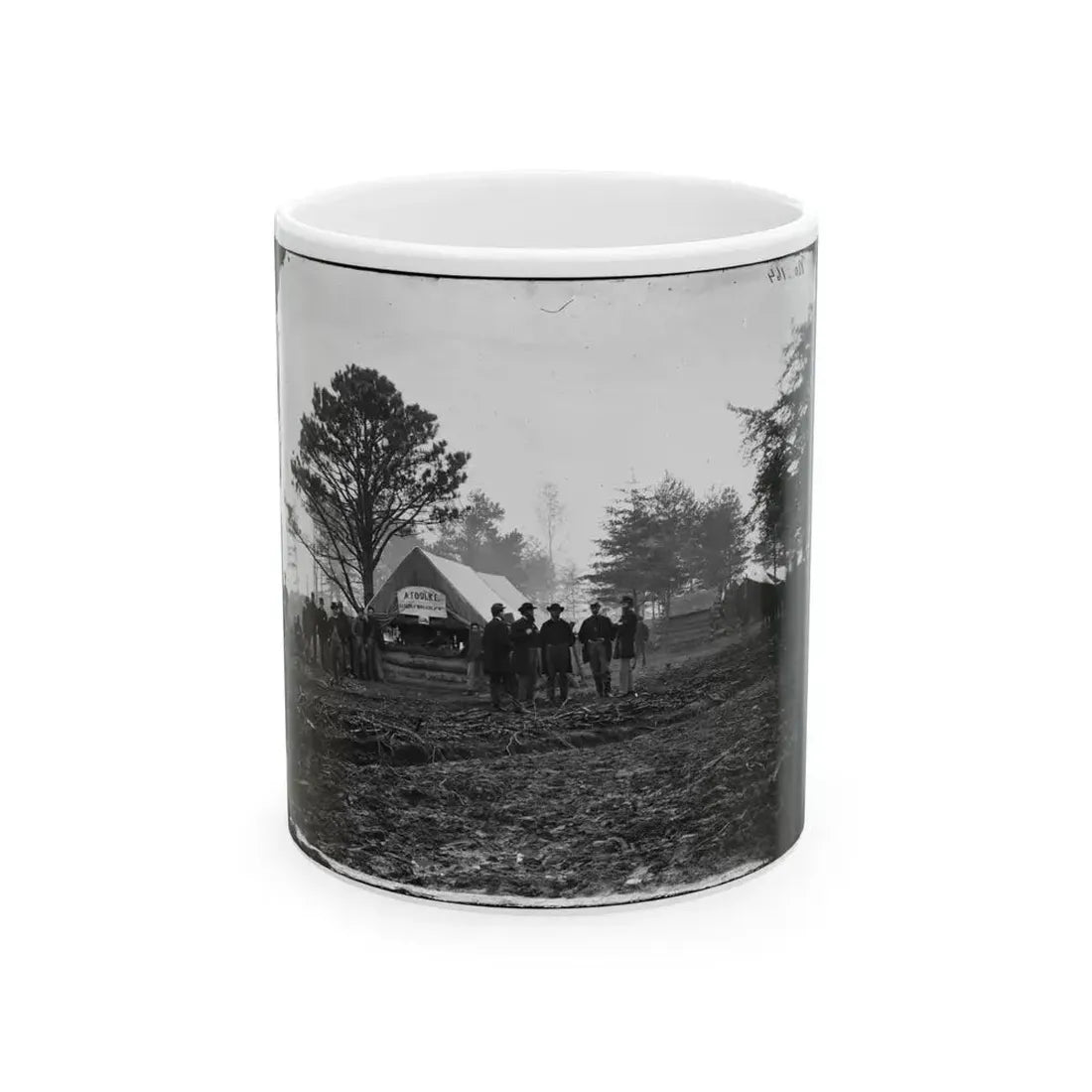 Brandy Station, Virginia. Tent Of A. Foulke, Sutler At Headquarters Of 1st Brigade, Horse Artillery (U.S. Civil War) White Coffee Mug 11oz - Go Mug Yourself