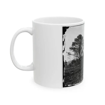 Brandy Station, Virginia. Tent Of A. Foulke, Sutler At Headquarters Of 1st Brigade, Horse Artillery (U.S. Civil War) White Coffee Mug - Go Mug Yourself