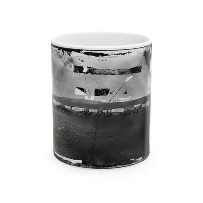 Brandy Station, Virginia (Vicinity). Ammunition Train Of 3d Division, Cavalry Corps (U.S. Civil War) White Coffee Mug 11oz - Go Mug Yourself