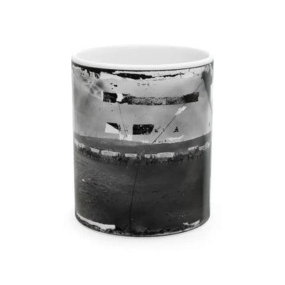 Brandy Station, Virginia (Vicinity). Ammunition Train Of 3d Division, Cavalry Corps (U.S. Civil War) White Coffee Mug 11oz - Go Mug Yourself