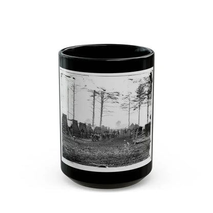 Brandy Station, Virginia (Vicinity). Camp Of The 18th Pennsylvania Cavalry (U.S. Civil War) Black Coffee Mug 15oz - Go Mug Yourself