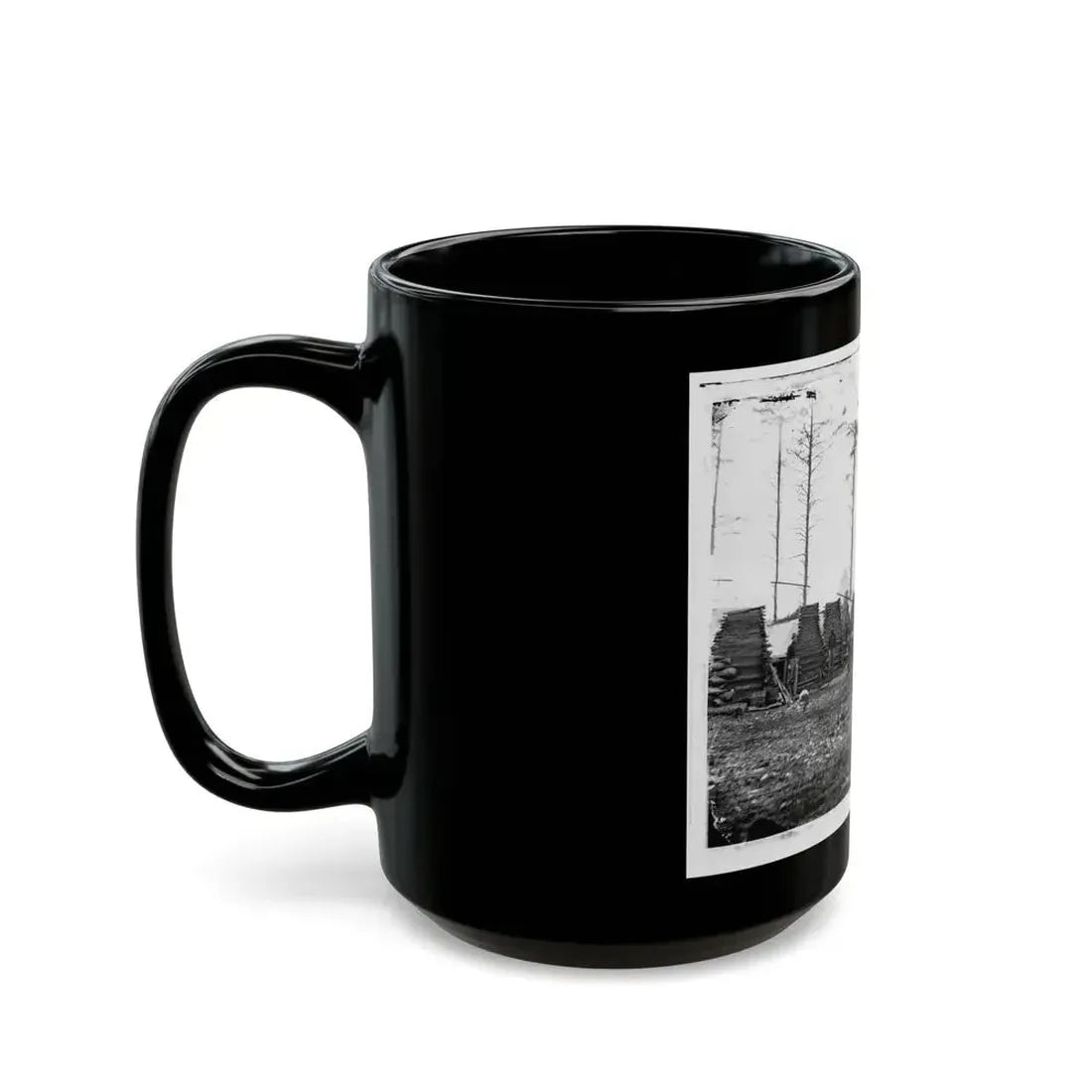 Brandy Station, Virginia (Vicinity). Camp Of The 18th Pennsylvania Cavalry (U.S. Civil War) Black Coffee Mug - Go Mug Yourself