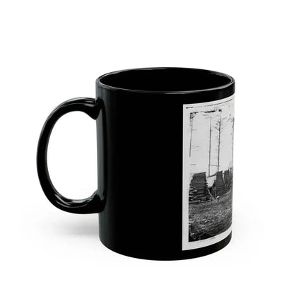 Brandy Station, Virginia (Vicinity). Camp Of The 18th Pennsylvania Cavalry (U.S. Civil War) Black Coffee Mug - Go Mug Yourself