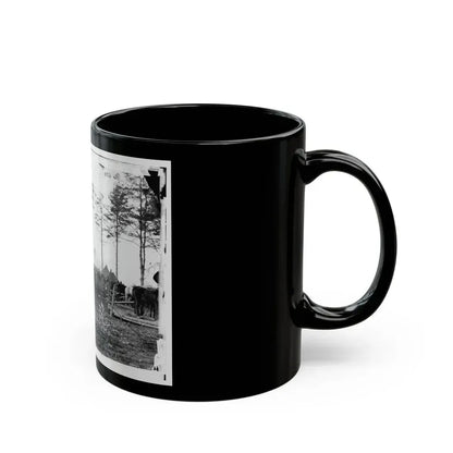 Brandy Station, Virginia (Vicinity). Camp Of The 18th Pennsylvania Cavalry (U.S. Civil War) Black Coffee Mug - Go Mug Yourself