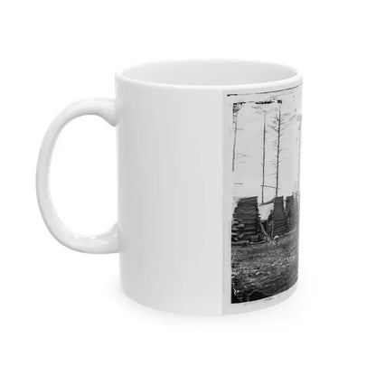 Brandy Station, Virginia (Vicinity). Camp Of The 18th Pennsylvania Cavalry (U.S. Civil War) White Coffee Mug - Go Mug Yourself