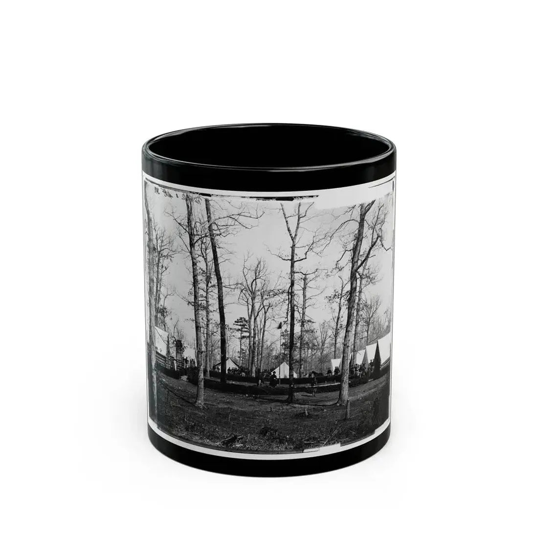 Brandy Station, Virginia (Vicinity). Field Hospital Of 3d Division, 2d Army Corps (U.S. Civil War) Black Coffee Mug 11oz - Go Mug Yourself
