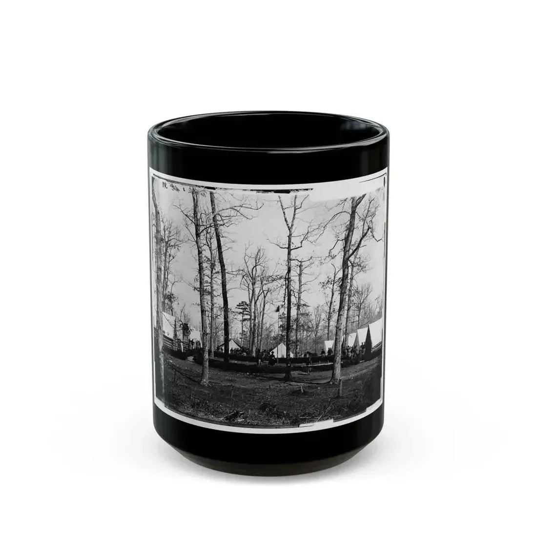 Brandy Station, Virginia (Vicinity). Field Hospital Of 3d Division, 2d Army Corps (U.S. Civil War) Black Coffee Mug 15oz - Go Mug Yourself