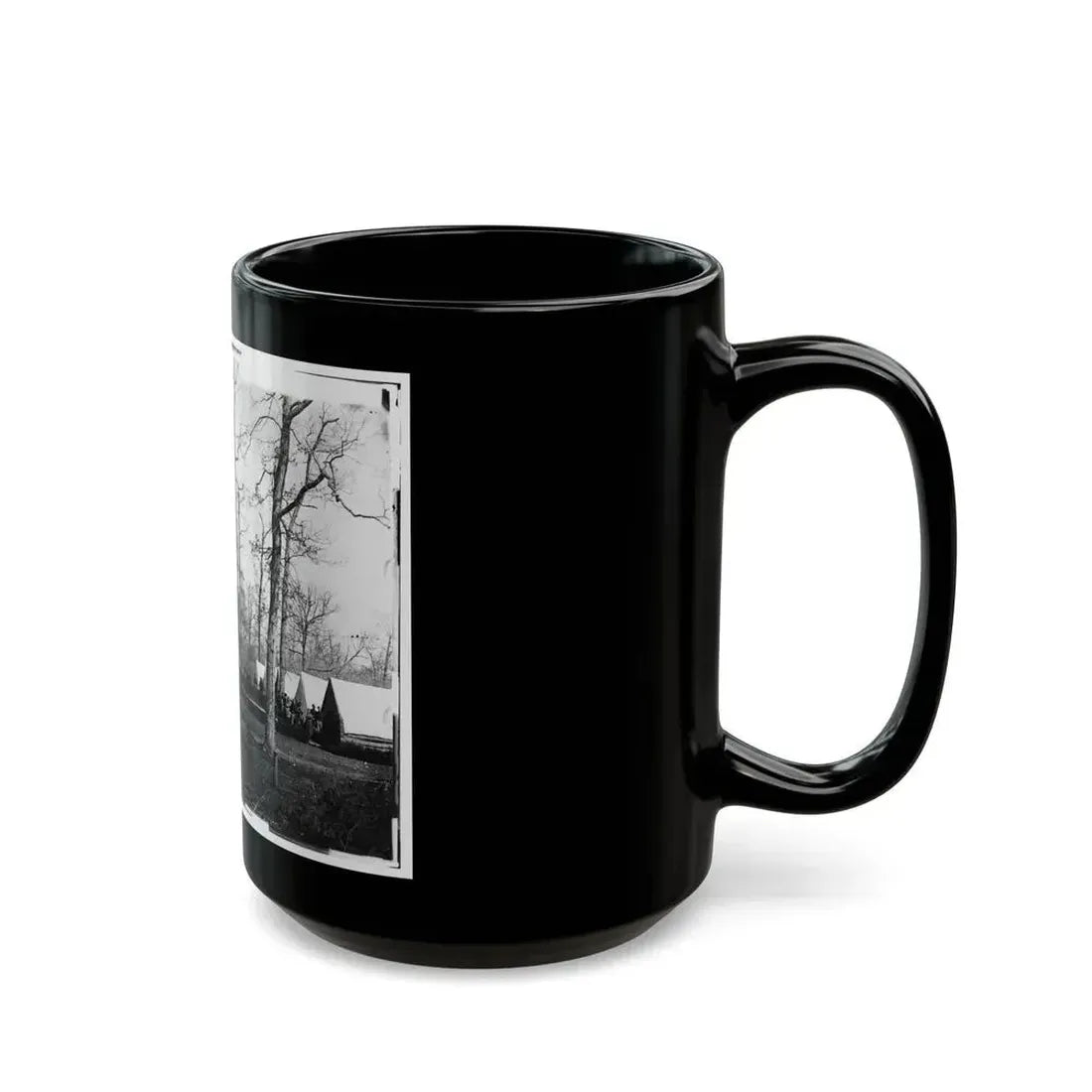 Brandy Station, Virginia (Vicinity). Field Hospital Of 3d Division, 2d Army Corps (U.S. Civil War) Black Coffee Mug - Go Mug Yourself