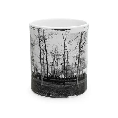 Brandy Station, Virginia (Vicinity). Field Hospital Of 3d Division, 2d Army Corps (U.S. Civil War) White Coffee Mug 11oz - Go Mug Yourself