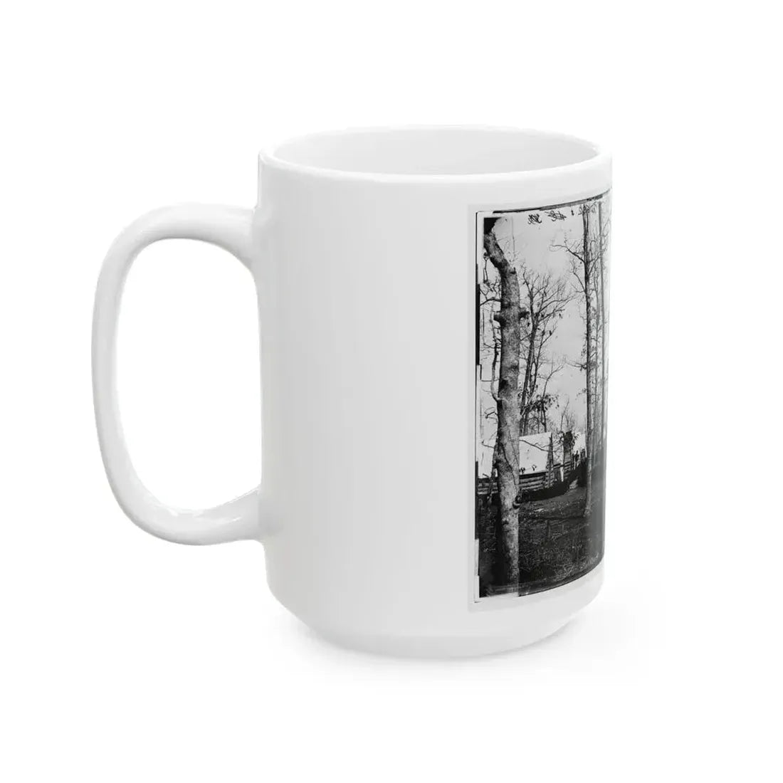 Brandy Station, Virginia (Vicinity). Field Hospital Of 3d Division, 2d Army Corps (U.S. Civil War) White Coffee Mug - Go Mug Yourself