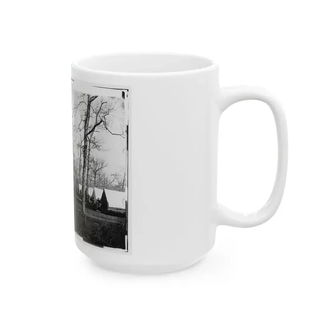 Brandy Station, Virginia (Vicinity). Field Hospital Of 3d Division, 2d Army Corps (U.S. Civil War) White Coffee Mug - Go Mug Yourself