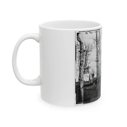 Brandy Station, Virginia (Vicinity). Field Hospital Of 3d Division, 2d Army Corps (U.S. Civil War) White Coffee Mug - Go Mug Yourself