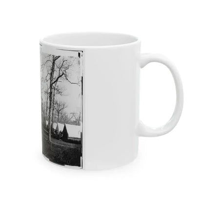 Brandy Station, Virginia (Vicinity). Field Hospital Of 3d Division, 2d Army Corps (U.S. Civil War) White Coffee Mug - Go Mug Yourself