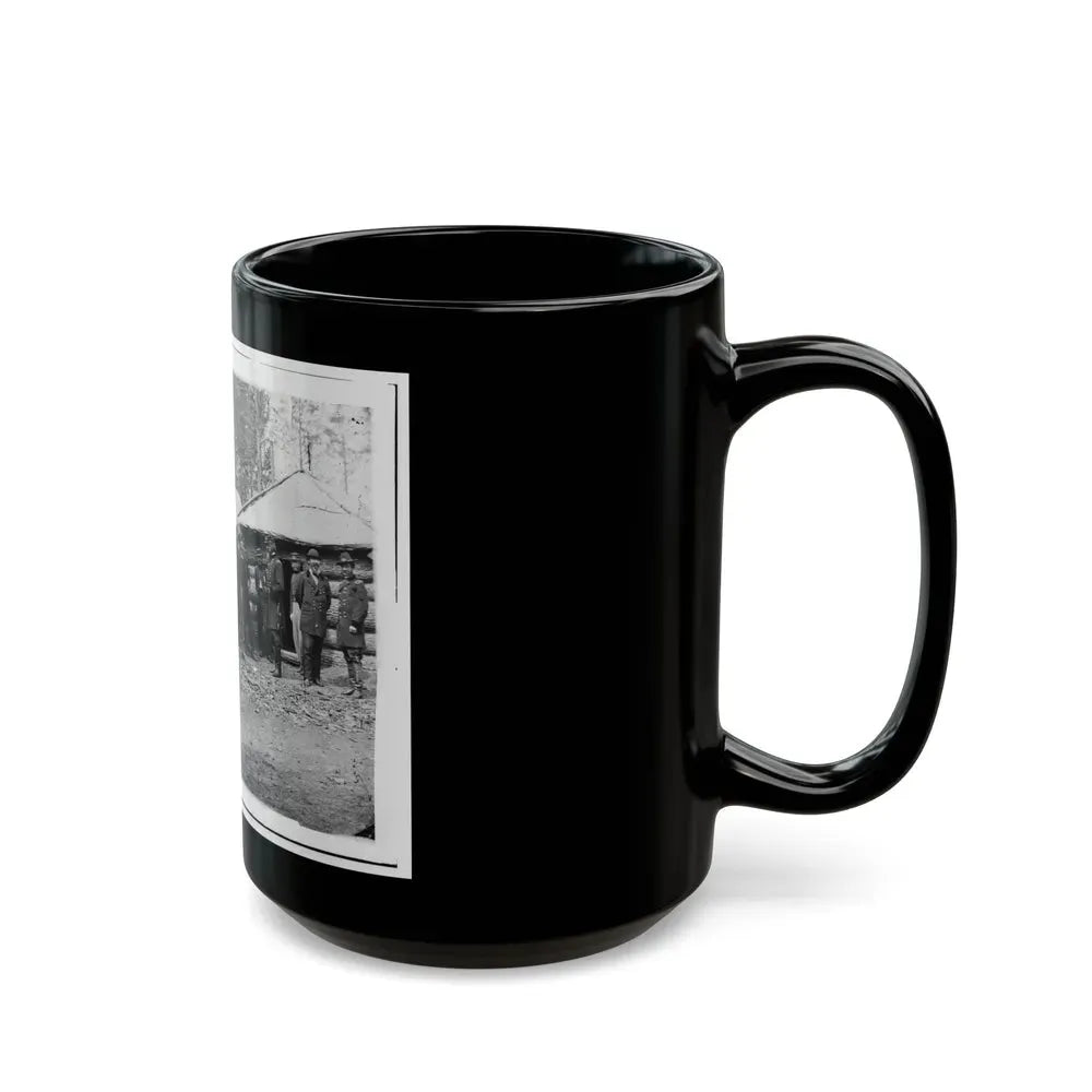 Brandy Station, Virginia (Vicinity). Gen. George G. Meade And Staff (U.S. Civil War) Black Coffee Mug - Go Mug Yourself