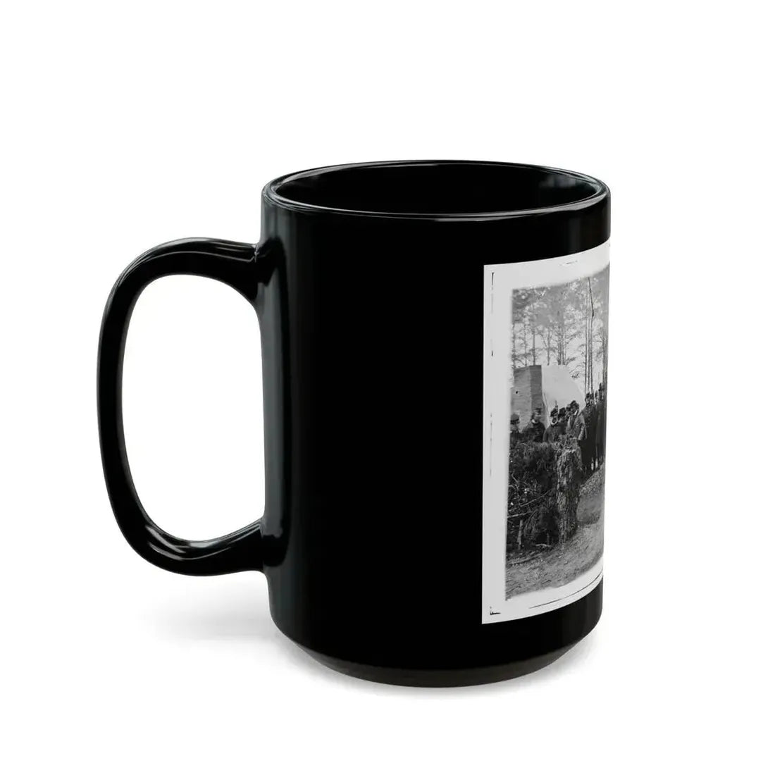 Brandy Station, Virginia (Vicinity). Gen. George G. Meade And Staff (U.S. Civil War) Black Coffee Mug - Go Mug Yourself