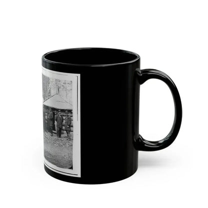 Brandy Station, Virginia (Vicinity). Gen. George G. Meade And Staff (U.S. Civil War) Black Coffee Mug - Go Mug Yourself