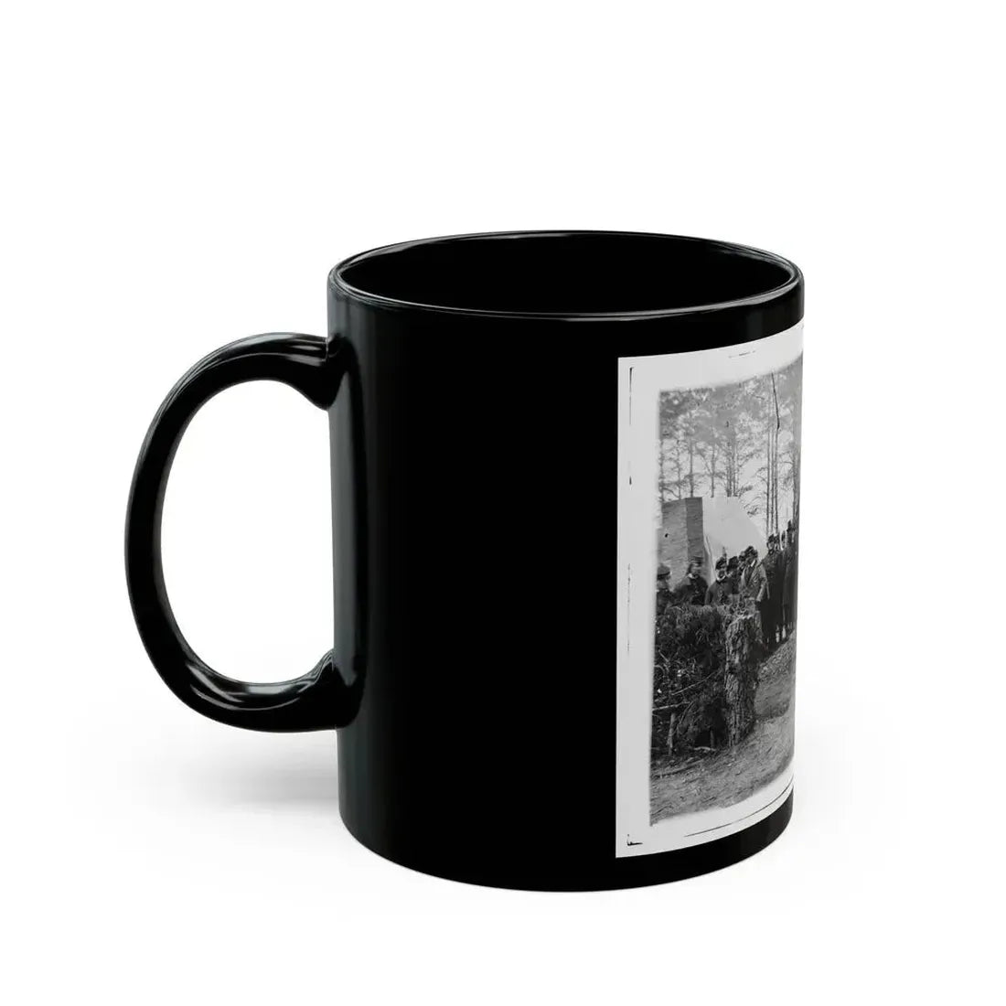 Brandy Station, Virginia (Vicinity). Gen. George G. Meade And Staff (U.S. Civil War) Black Coffee Mug - Go Mug Yourself
