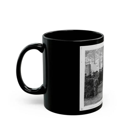 Brandy Station, Virginia (Vicinity). Gen. George G. Meade And Staff (U.S. Civil War) Black Coffee Mug - Go Mug Yourself
