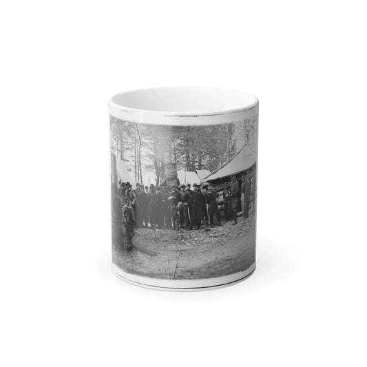 Brandy Station, Virginia (Vicinity). Gen. George G. Meade and Staff (U.S. Civil War) Color Changing Coffee Mug 11oz Default Title 11oz - Go Mug Yourself