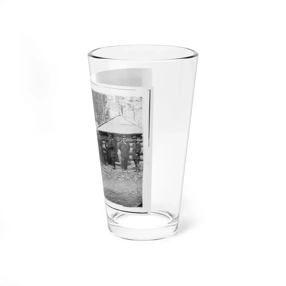Brandy Station, Virginia (Vicinity). Gen. George G. Meade And Staff (U.S. Civil War) Pint Glass 16oz - Go Mug Yourself