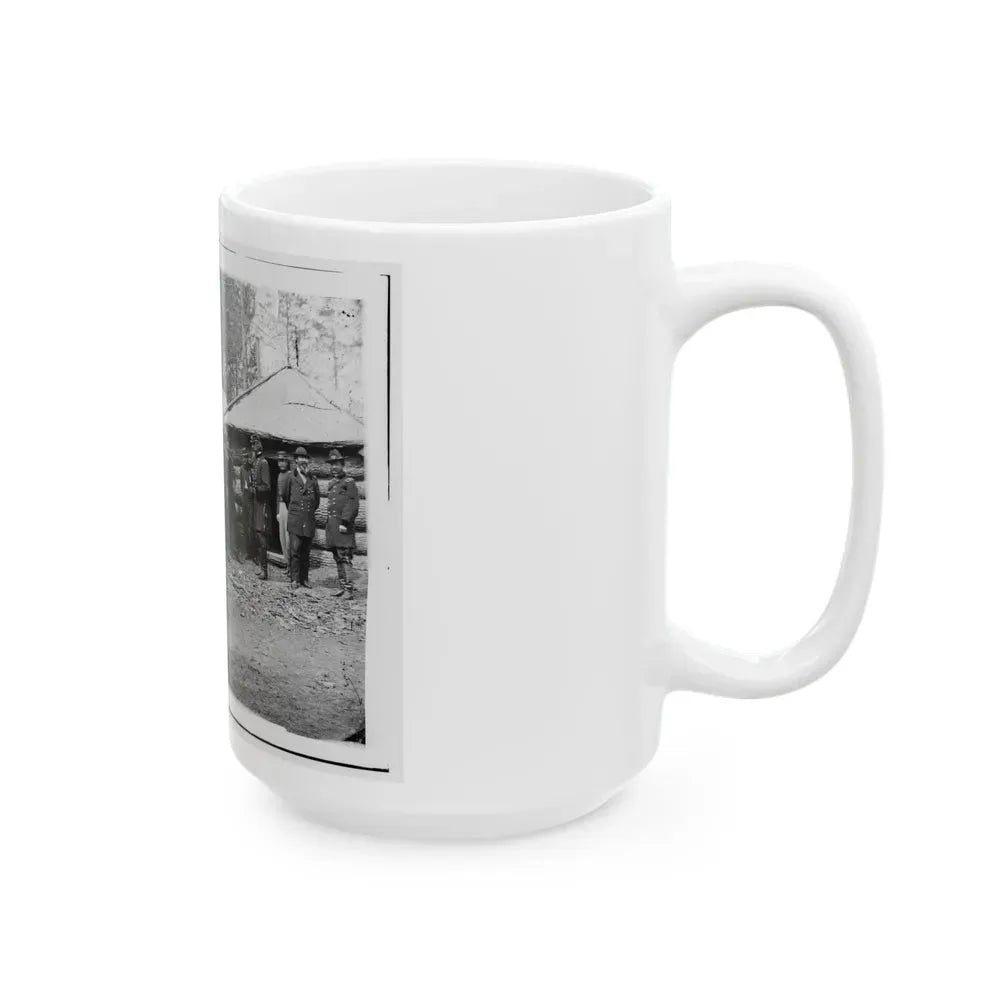 Brandy Station, Virginia (Vicinity). Gen. George G. Meade And Staff (U.S. Civil War) White Coffee Mug - Go Mug Yourself
