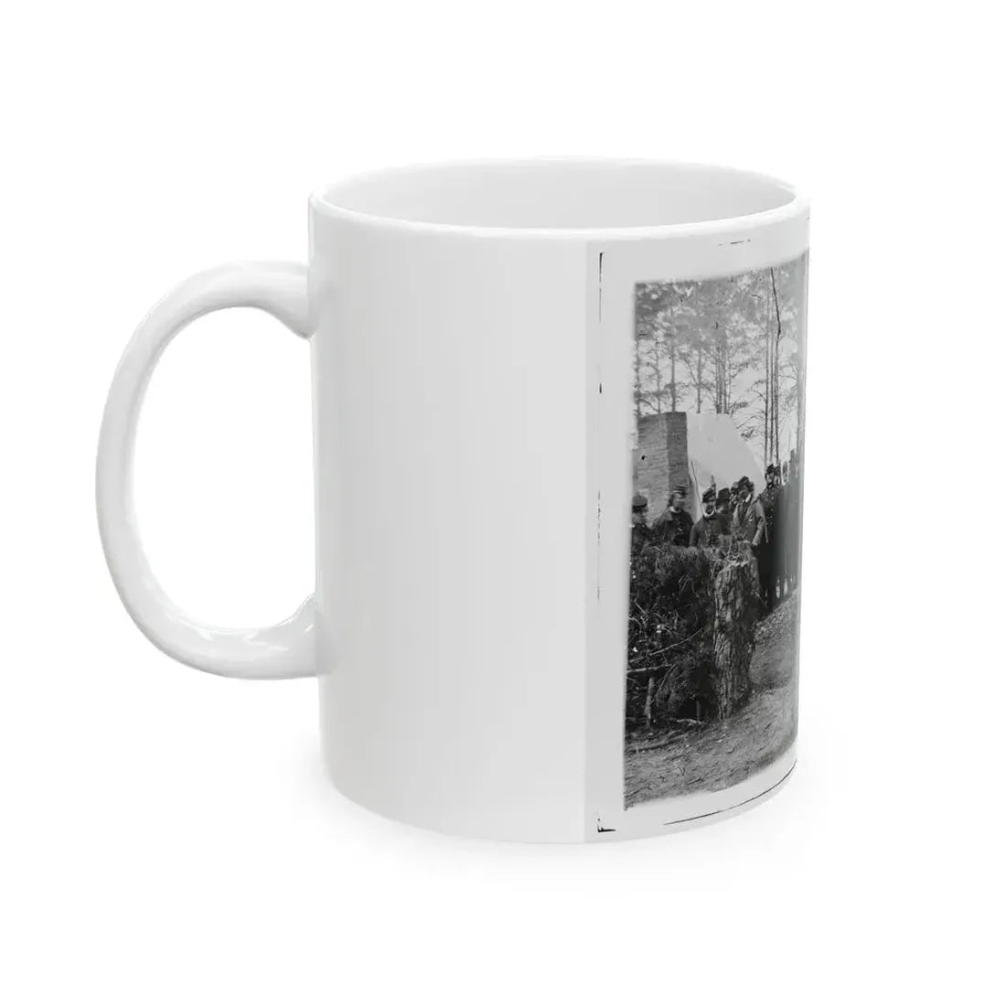 Brandy Station, Virginia (Vicinity). Gen. George G. Meade And Staff (U.S. Civil War) White Coffee Mug - Go Mug Yourself