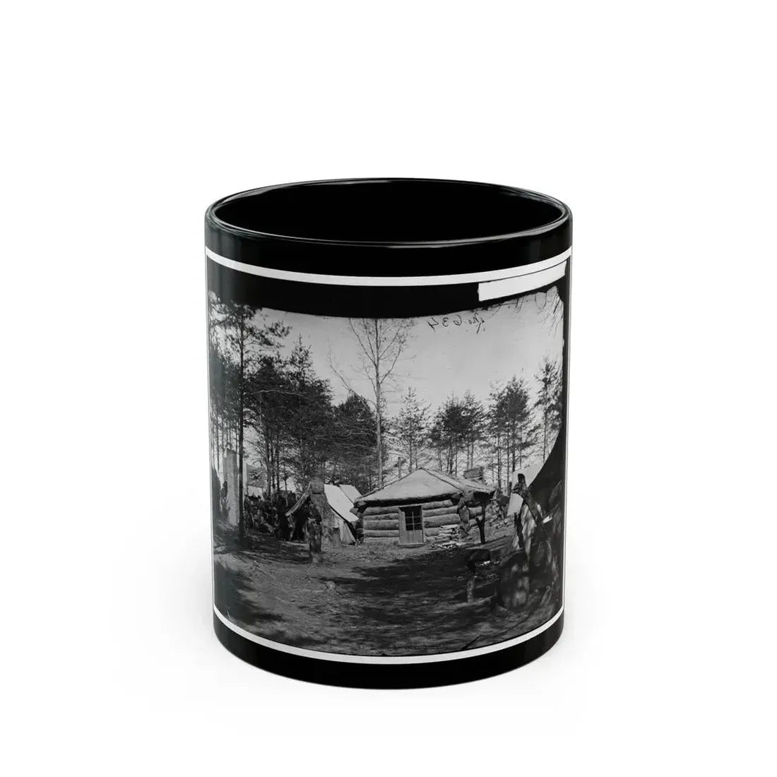 Brandy Station, Virginia (Vicinity). Headquarters, 1st Brigade, Horse Artillery (U.S. Civil War) Black Coffee Mug 11oz - Go Mug Yourself