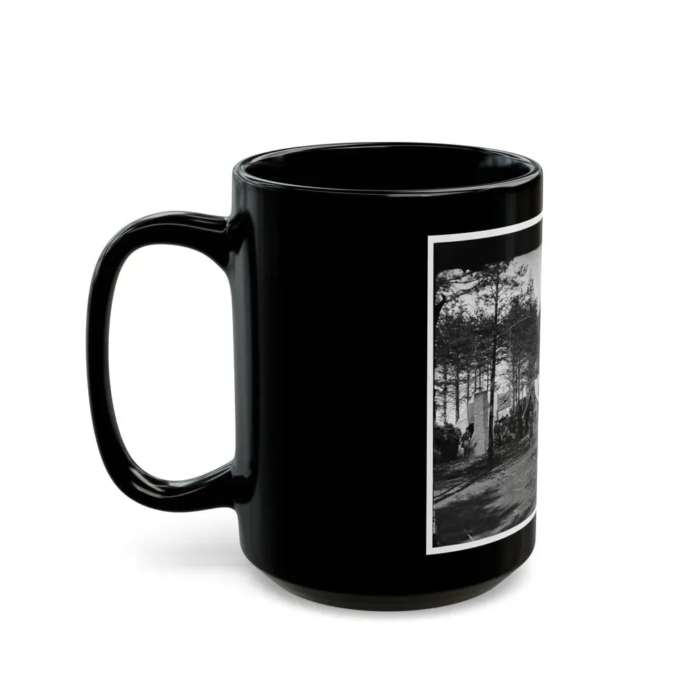 Brandy Station, Virginia (Vicinity). Headquarters, 1st Brigade, Horse Artillery (U.S. Civil War) Black Coffee Mug - Go Mug Yourself