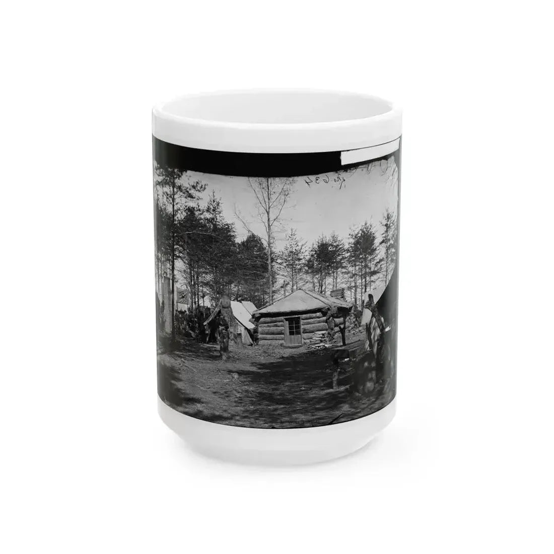 Brandy Station, Virginia (Vicinity). Headquarters, 1st Brigade, Horse Artillery (U.S. Civil War) White Coffee Mug 15oz - Go Mug Yourself