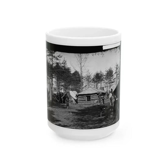 Brandy Station, Virginia (Vicinity). Headquarters, 1st Brigade, Horse Artillery (U.S. Civil War) White Coffee Mug 15oz - Go Mug Yourself