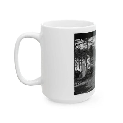 Brandy Station, Virginia (Vicinity). Headquarters, 1st Brigade, Horse Artillery (U.S. Civil War) White Coffee Mug - Go Mug Yourself