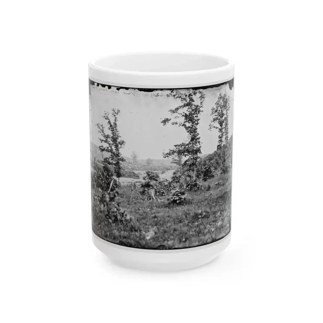 Brandy Station, Virginia (Vicinity). View (U.S. Civil War) White Coffee Mug 15oz - Go Mug Yourself