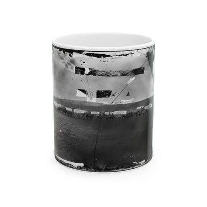 Brandy Station, Virginia (Vicinity). Ammunition Train Of 3d Division, Cavalry Corps (U.S. Civil War) White Coffee Mug-11oz-Go Mug Yourself