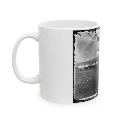 Brandy Station, Virginia (Vicinity). Ammunition Train Of 3d Division, Cavalry Corps (U.S. Civil War) White Coffee Mug-Go Mug Yourself
